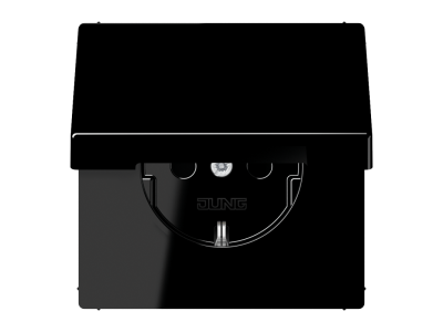 pim-110625 JUNG LS 1520 KL SW KLAPIGA PISTIKUPESA IP44 MUST