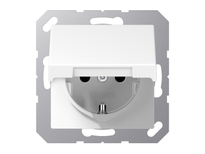 pim-159478 JUNG A 1520 KL WW KLAPIGA PISTIKUPESA VALGE IP44