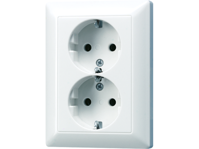 pim-159566 JUNG AS 5020 KI U WW 2-NE PISTIKUPESA LASTEKAITSMEGA VALGE