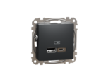 SDD114402 USB LAADIJA A+C 2.4A ANTRATSIIT SEDNA DESIGN