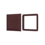 Võre DUO SMART KWO 135 Ø100 (ventilatsioonivõre brazowa ümmarguse äärikuga)