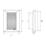 DUO SMART KWO 135 Ø100 ventilatsioonikaas (graniit, ümmarguse äärikuga)