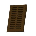 Metallist seinavõre väliseks kasutamiseks D/AK 110×140 Pruun