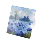 Veroni Glass 100 S-P (koduventilaator tagasilöögiklapiga) valge Blue Monet Kitchen