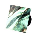 Veroni Glass 100 S-P (koduventilaator tagasilöögiklapiga) must Green Marble