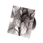 Veroni Glass 100 S-P (koduventilaator tagasilöögiklapiga) must Silver Leafs