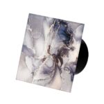 Veroni Glass 120 WC (koduventilaator) must Stone Grey Flower