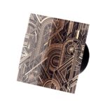 Veroni Glass 120 WC (koduventilaator) must Art deco Black Vehicle