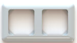 Opal raam 2-le valge Opal raam 2-le valge