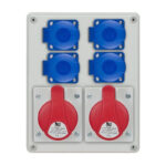 TÖÖMAAKESKUS 2x16A 5P 4x250V 16A IP44