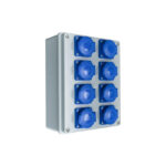 TÖÖMAAKESKUS 8x250V 16A IP44