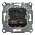 Merten system-m usb laadija sisu a+c 2,4a