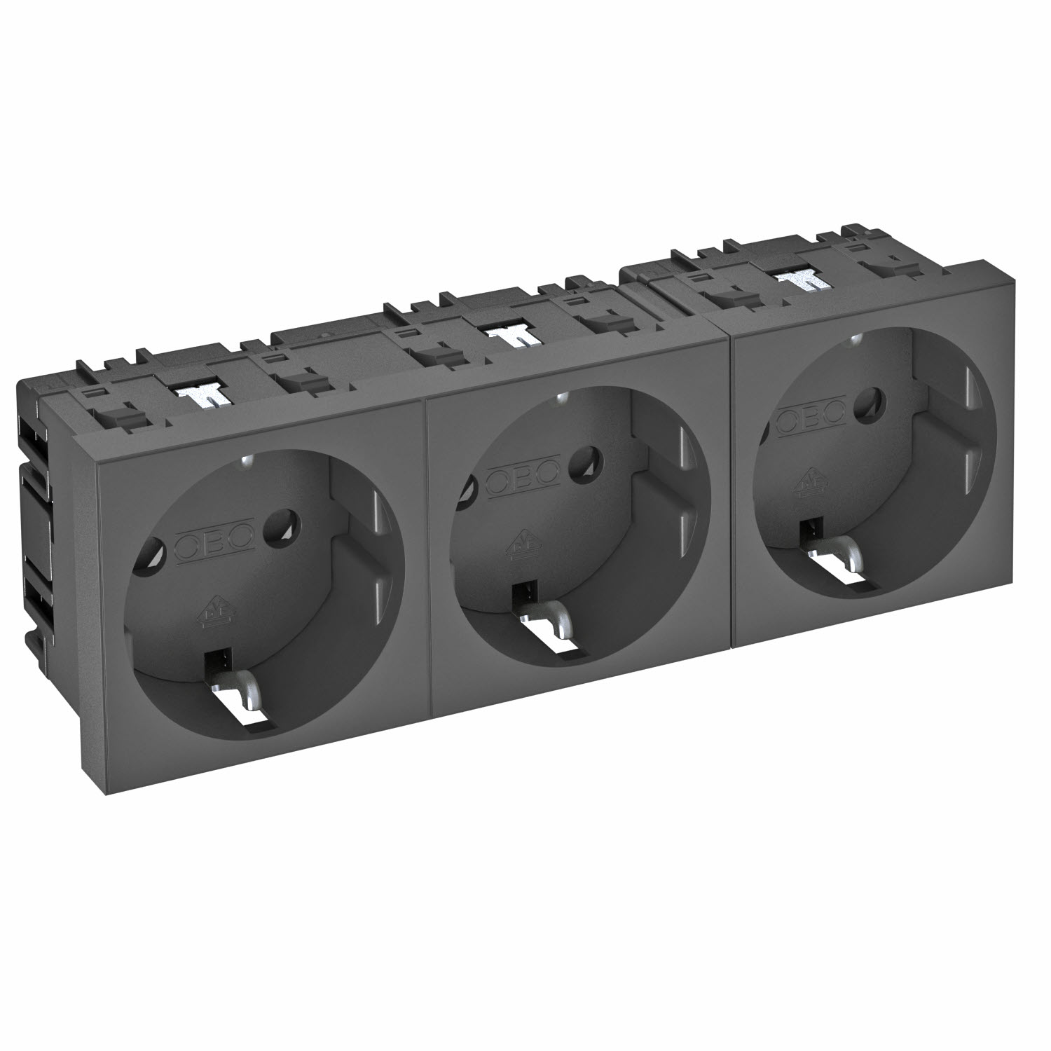 Pistikupesa 3-ne m45 std-d0 swgr3 0° must Pistikupesa 3-ne m45 std-d0 swgr3 0° must