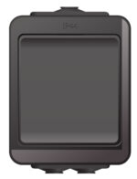 Veksellüliti pinnapealne ip44 must Veksellüliti pinnapealne ip44 must