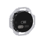 Renova usb laadija type a+c 3a must