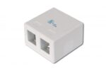 SIDEPESA DIGITUS PINNAPEALNE 2xRJ45 KEYSTONE