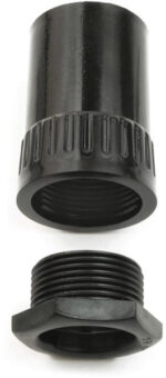 PLASTTORU LÄBIVIIK HFAFT/MBS 25 SW 25mm MUST