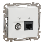 SEDNA DESIGN SIDEPESA 1xRJ45 CAT6+TV 4dB LÕPP VALGE SEDNA DESIGN SIDEPESA 1xRJ45 CAT6+TV 4dB LÕPP VALGE