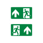 Piktogramm exit ülesse