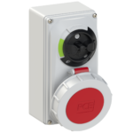 Jõupesa lülitiga pce interlock 5p 32a 6h 400v ip66/67