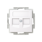 SAGA SIDEPESA PLAAT 2xRJ45 AMP