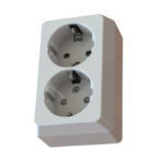 Opal pistikupesa pinnapealne 2-ne 16a ip20