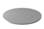 PISTIKUPESA POSTI ALUS METALLIST HALL d=345mm 8kg