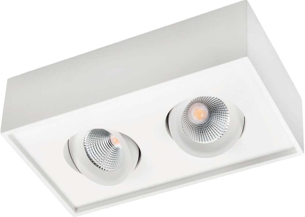 KOHTVALGUSTI CUBE LUX 2x7W 2700K 1160lm DIM VALGE KOHTVALGUSTI CUBE LUX 2x7W 2700K 1160lm DIM VALGE