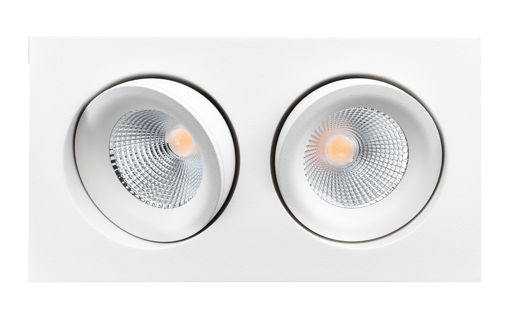 KOHTVALGUSTI JUNISTAR SQUARE 2x7W 4K 1240lm 42° DIM VALGE KOHTVALGUSTI JUNISTAR SQUARE 2x7W 4K 1240lm 42° DIM VALGE