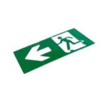 Piktogramm exit box nool vasakule