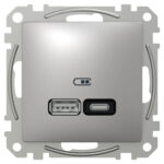 Sedna design usb laadija a+c 3a 45w alu