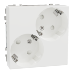Pistikupesa exxact 2-ne mk diagonaal 16a ip21 valge