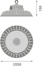 TÖÖSTUSVALGUSTI HIGH BAY 200W 840 30000lm 60° IP65