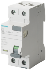 Siemens 5SV3312-6 rikkevoolukaitseluliti 2P AC 25A 30mA Siemens 5SV3312-6 rikkevoolukaitseluliti 2P AC 25A 30mA