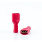 LAMEKLEMM ISOLEERITUD PUNANE 0,5-1,5/6,3×0,8 100tk/PAKK