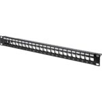 19″ patch paneel 1u 24-pesa must